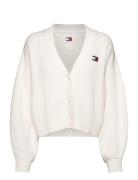 Tjw Essential Badge Cardigan White Tommy Jeans