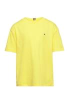 Essential Tee Ss Yellow Tommy Hilfiger