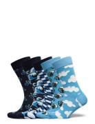 5-Pack Boozt Gift Set Navy Happy Socks