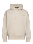 Relaxed Fit Logo Fleece Hoodie Cream Polo Ralph Lauren