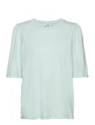 Mschtiffa Organic 2/4 Puff Tee Blue MSCH Copenhagen