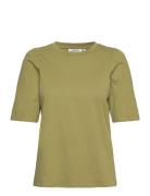 Mschtiffa Organic 2/4 Puff Tee Khaki MSCH Copenhagen