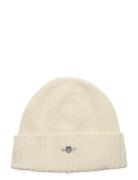 Unisex. Shield Wool Beanie Cream GANT