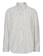 Onlmerle L/S Stripe Shirt Cc Pnt White ONLY