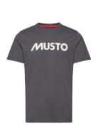 M Musto Logo Tee Grey Musto