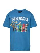 Lwtano 110 - T-Shirt S/S Blue LEGO Kidswear