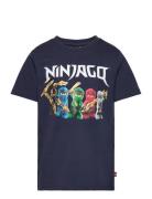 Lwtano 110 - T-Shirt S/S Navy LEGO Kidswear
