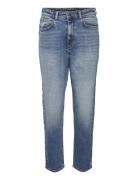 Nmmoni Hw Straght Ank Jeans Az221Db Noos Blue NOISY MAY