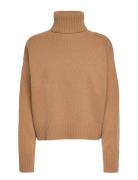 Wool Turtleneck Sweater Brown Filippa K