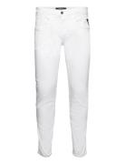 Anbass Trousers Slim Hyperflex Colour Xlite White Replay