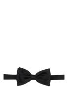 Solid Bow Tie Polyester Black Portia 1924