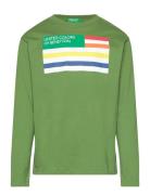 T-Shirt L/S Green United Colors Of Benetton