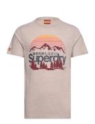 Great Outdoors Graphic T-Shirt Beige Superdry