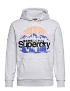 Great Outdoors Graphic Hoodie Grey Superdry
