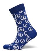 Peace Sock Blue Happy Socks