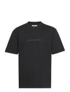 Over D Embroidery Tee S/S Black Lindbergh
