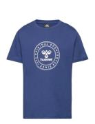 Hmltres Circle T-Shirt S/S Blue Hummel