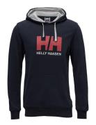 Hh Logo Hoodie Navy Helly Hansen