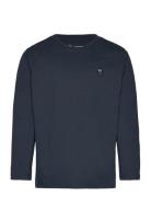 Regular Fit Badge Long Sleeved - Go Navy Knowledge Cotton Apparel