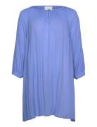 Kcami 3/4 Sl Tunic Blue Kaffe Curve