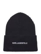K/Essential Beanie Black Karl Lagerfeld