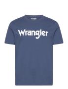Logo Tee Blue Wrangler