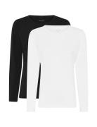 2-Pack Women Bamboo L/S T-Shirt Slim Fit White URBAN QUEST
