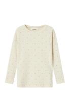 Nmfgago Ls Slim Top Lil Noos Cream Lil'Atelier