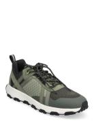 Winsor Trail Low Lace Up Sneaker Dark Green Mesh Green Timberland