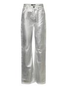 Coated Denim Pants Silver ROTATE Birger Christensen