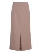 Vivar Hw Long Skirt - Noos Brown Vila