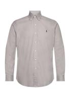 Custom Fit Stretch Oxford Shirt Grey Polo Ralph Lauren