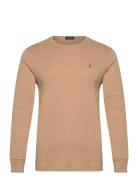 Pima Polo-Lsl-Tsh Beige Polo Ralph Lauren