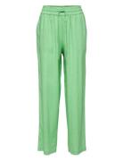 Slfviva-Gulia Mw Long Linen Pant Noos Green Selected Femme