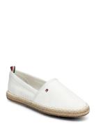 Basic Tommy Flat Espadrille White Tommy Hilfiger