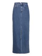 Claire Hgh Maxi Skirt Cg4139 Blue Tommy Jeans