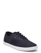 Canvas Lace Up Sneaker Navy Tommy Hilfiger