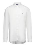 Pigment Dyed Li Solid Rf Shirt White Tommy Hilfiger