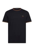 Twin Tipped T-Shirt Black Fred Perry
