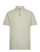 Landon Cotton Pique Polo Ss Beige Fat Moose