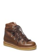 Boots - Flat - With Laces Brown ANGULUS