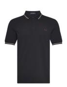 Twin Tipped Fp Shirt Black Fred Perry