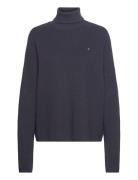 Co Cardigan Stitch Funnel-Nk Swt Blue Tommy Hilfiger