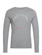 Monotype Roundle Ls Tee Grey Tommy Hilfiger