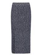 Texture Nep Pencil Skirt Blue Tommy Hilfiger