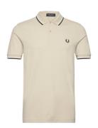 Twin Tipped Fp Shirt Cream Fred Perry