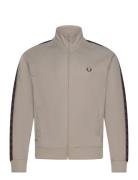 Contrast Tape Trk Jkt Brown Fred Perry