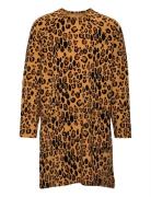 Basic Leopard Ls Dress Brown Mini Rodini