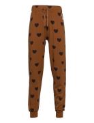 Basic Hearts Jersey Trousers Tencel™ Brown Mini Rodini