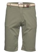 Superflex Chino Shorts W?. Belt Green Lindbergh